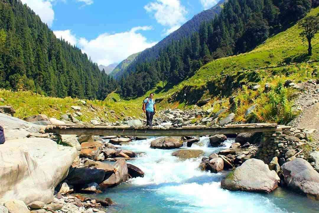 River flowing in palachak valley