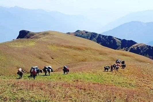 Bara bhangal Autumn trek 